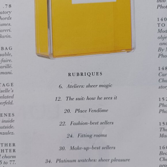 Rare 1993 1st Edition Chanel Catalog Book Karl Lagerfeld Sketches 162 Pages - Picture 15 of 15